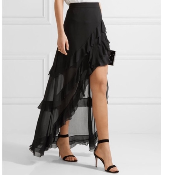 Alice + Olivia Dresses & Skirts - Alice+Olivia silk ruffle skirt